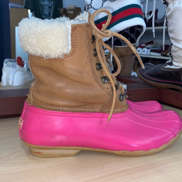 Sperry Vintage Women's 6 Saltwater Wool Lined Duck boots - Picture 1 of 5